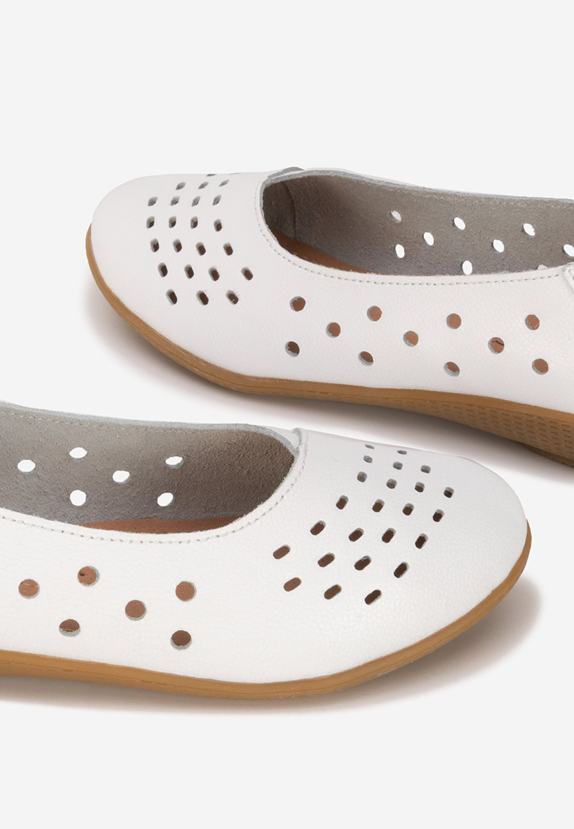 Ballerine pelle Andeia bianchi