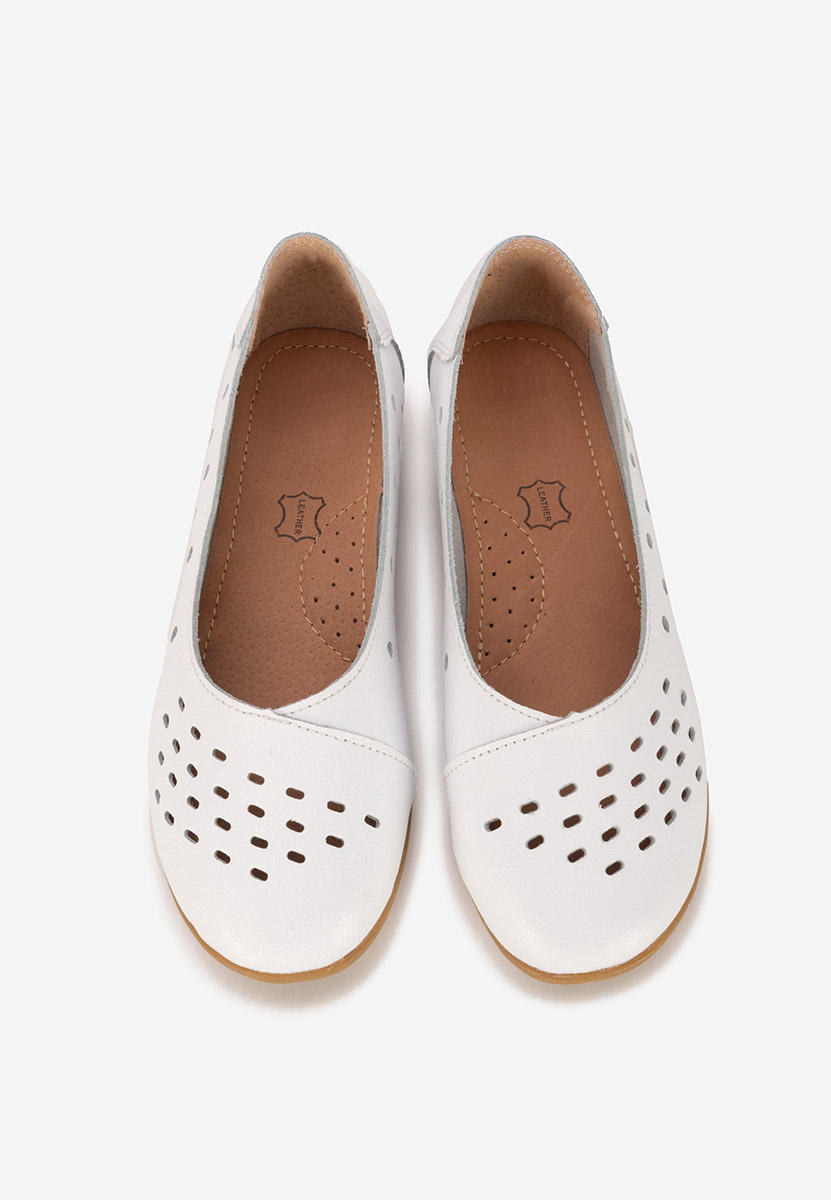 Ballerine pelle Andeia bianchi