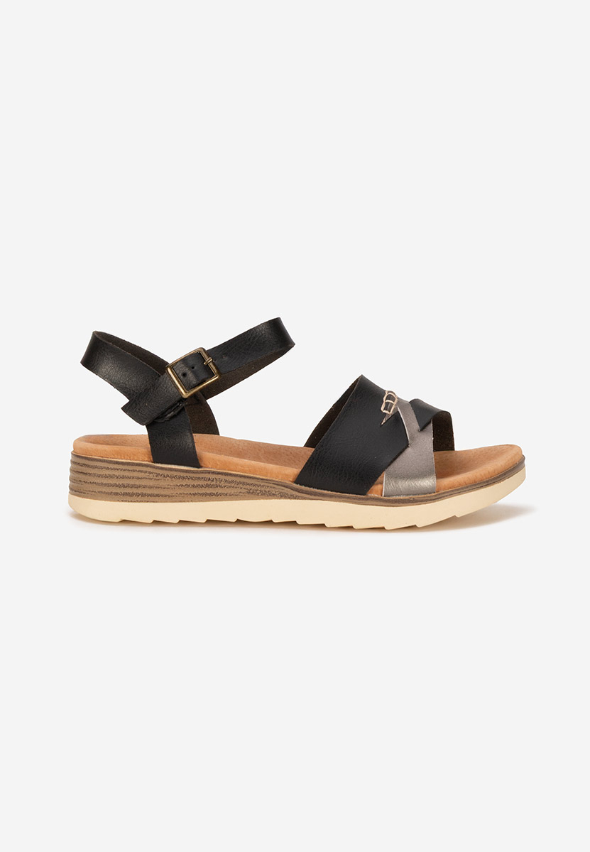 Sandali cuoio Izalya nero