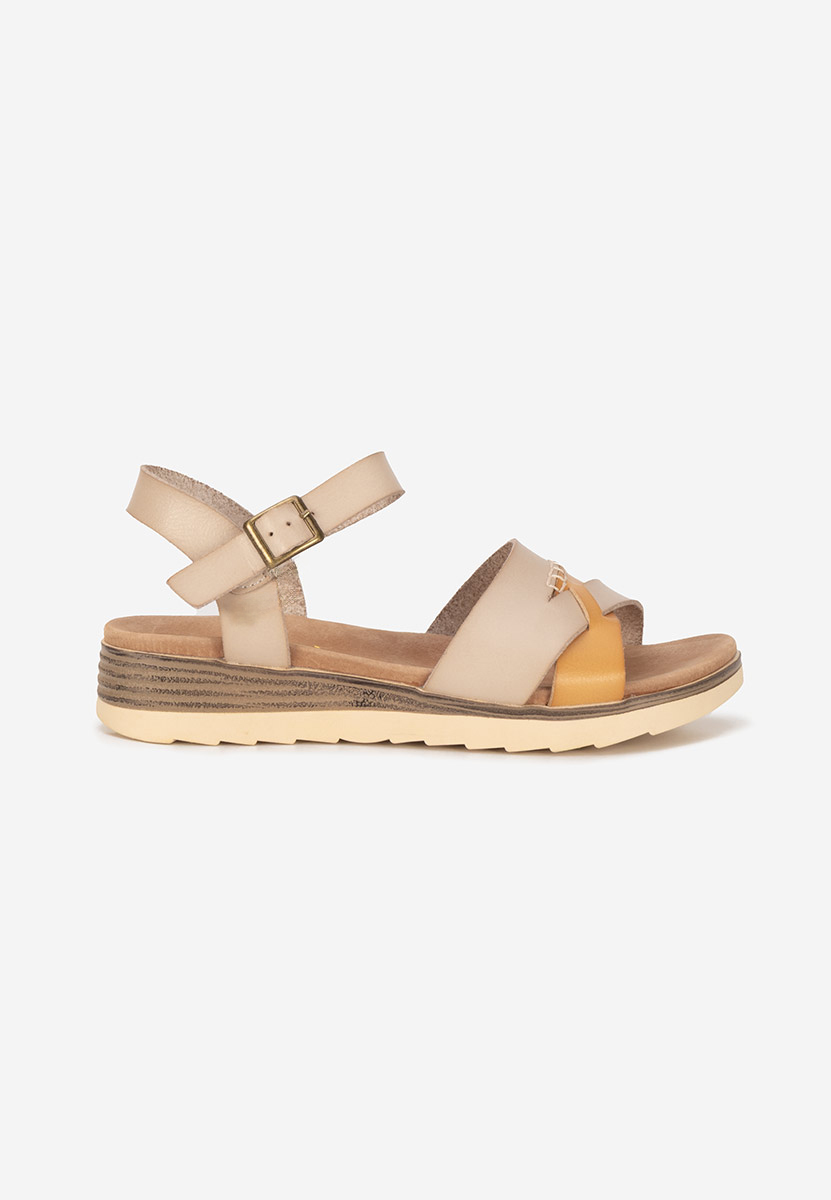 Sandali cuoio Izalya beige
