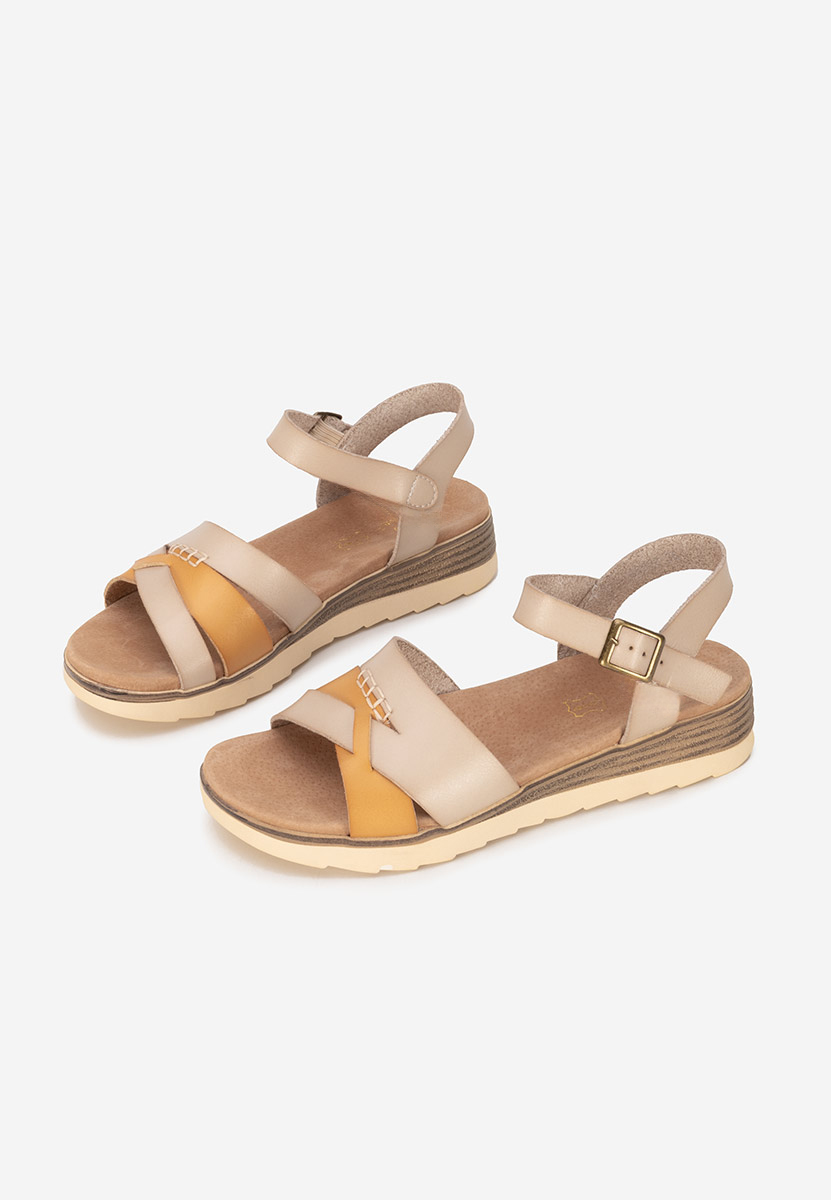 Sandali cuoio Izalya beige