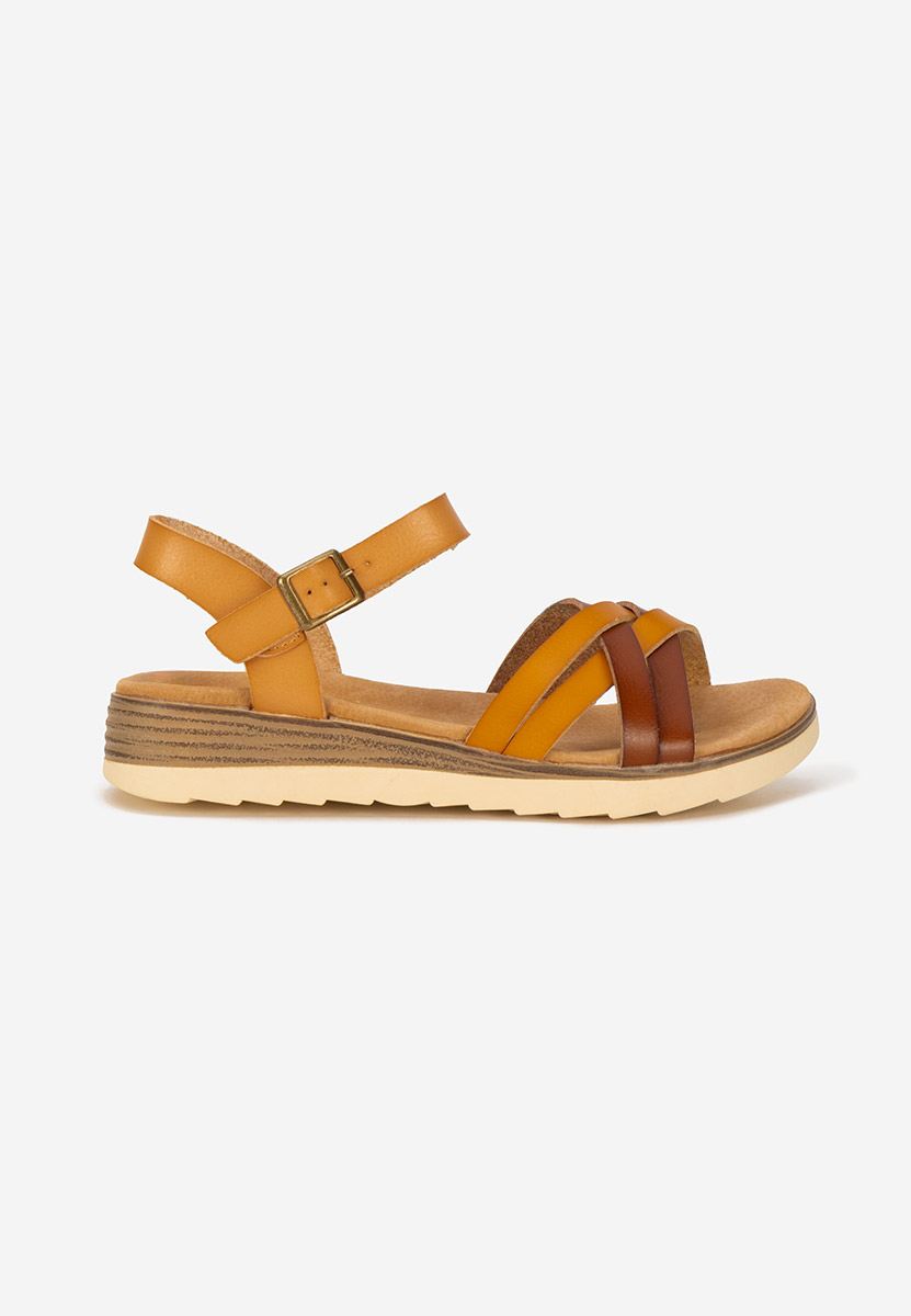 Sandali cuoio Mendosa camel