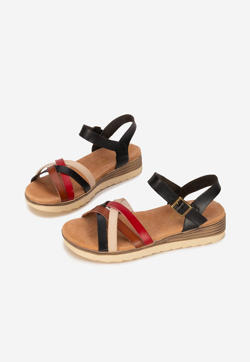 Sandali cuoio Mendosa nero