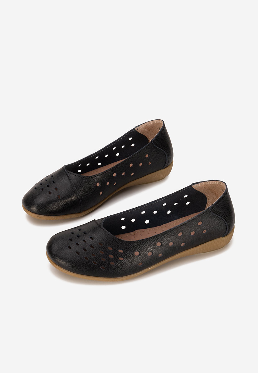 Ballerine pelle Andeia nero