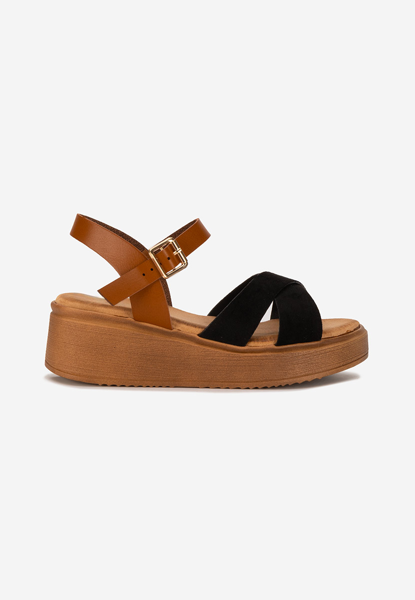 Sandali platform Minellia nero