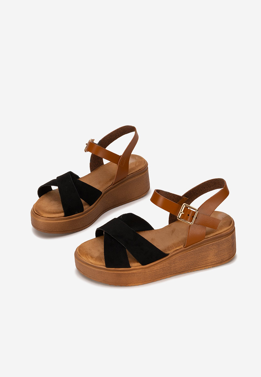 Sandali platform Minellia nero