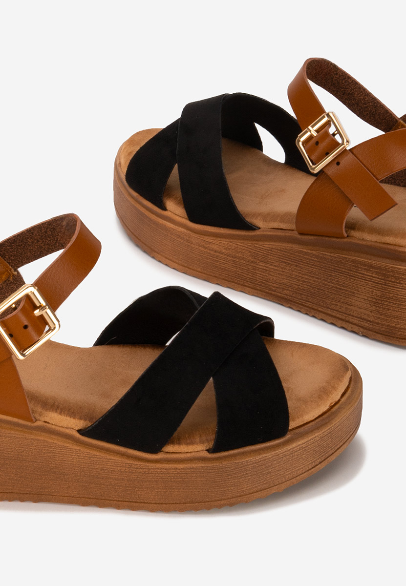 Sandali platform Minellia nero