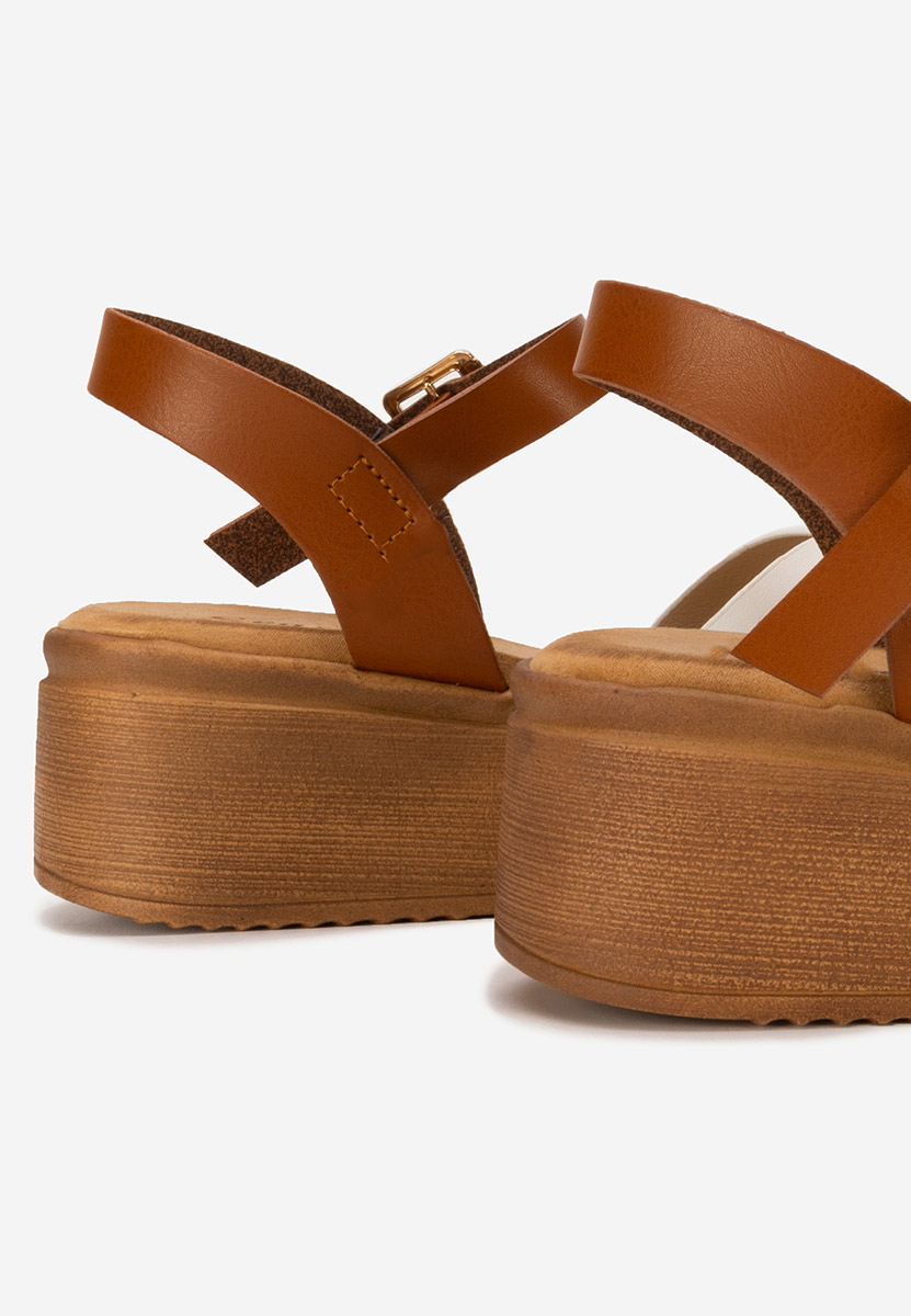 Sandali platform Minellia bianchi