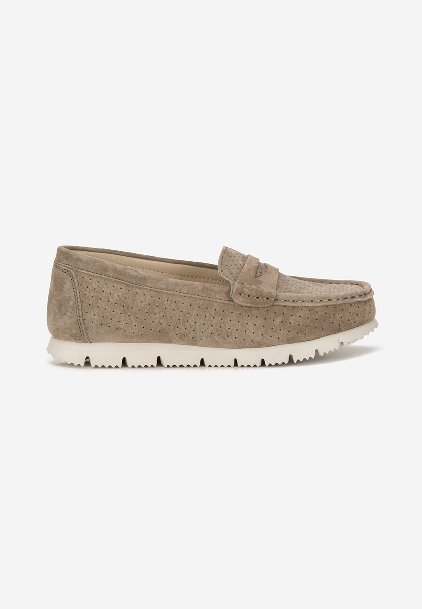 Mocassini donna pelle Valerimia V2 beige