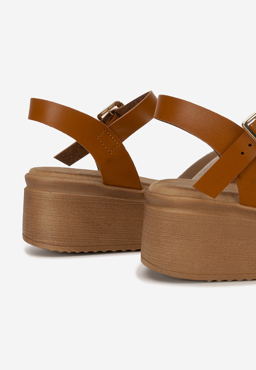 Sandali platform Minellia beige