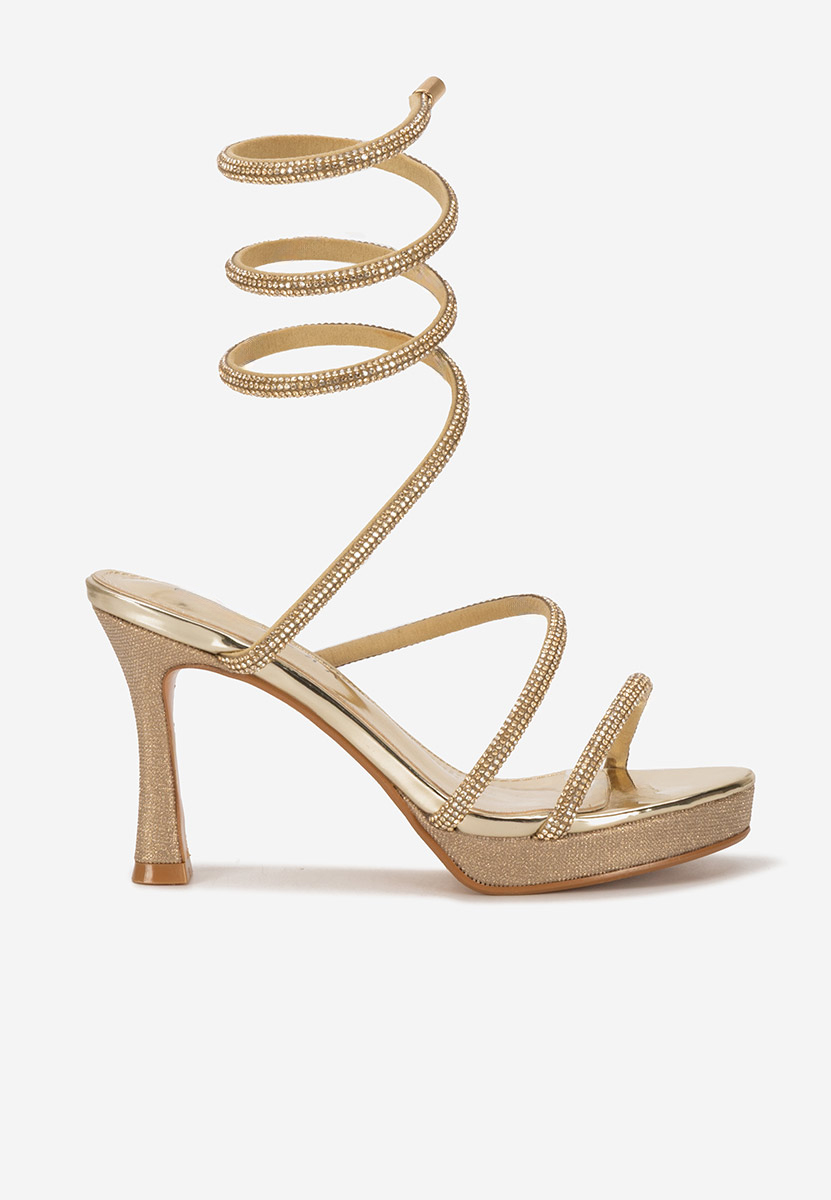 Sandali eleganti Perrya oro