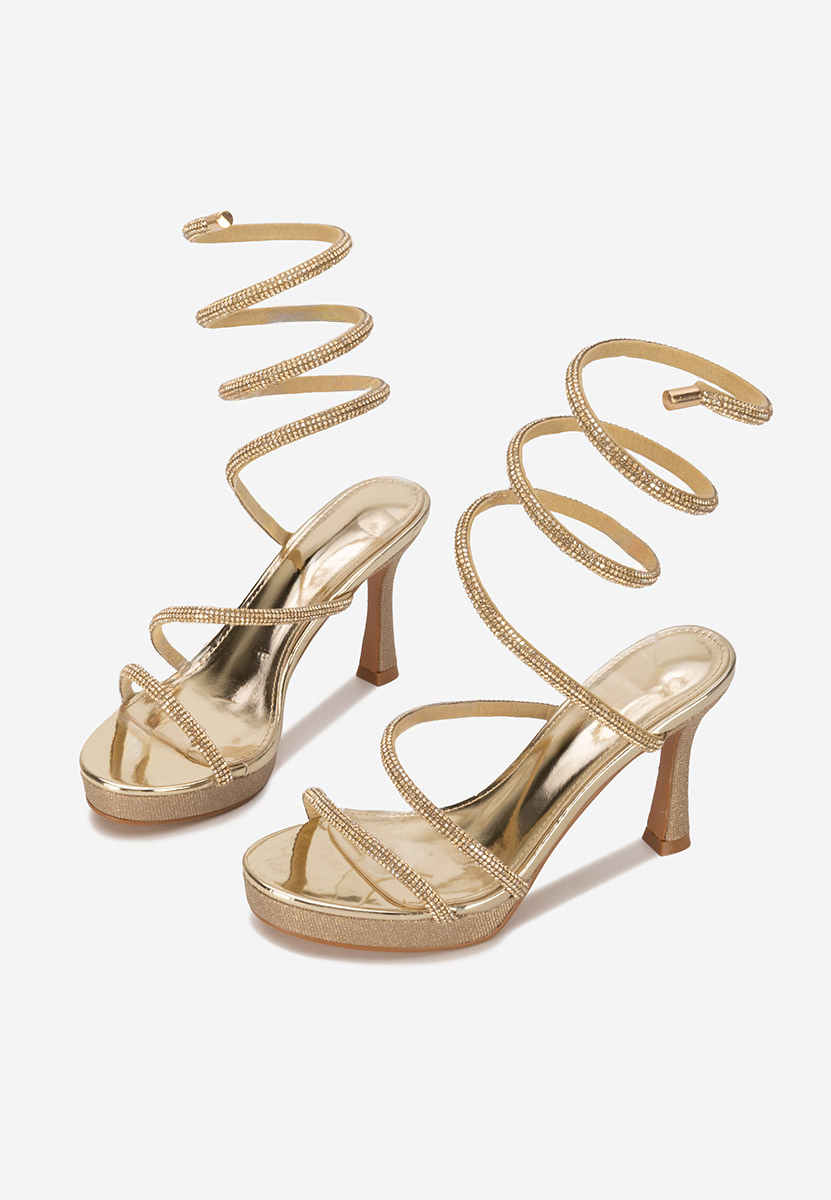 Sandali eleganti Perrya oro