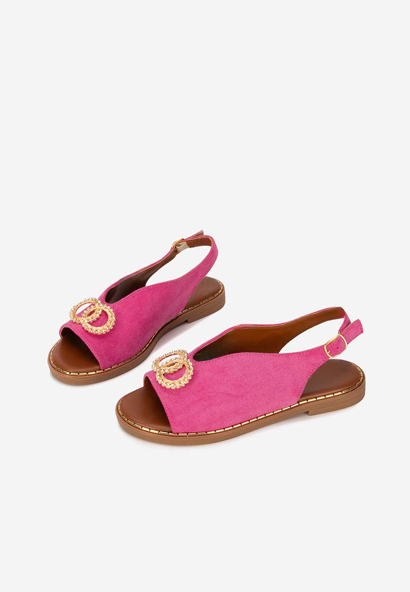 Sandali bassi eleganti Olivera rosa