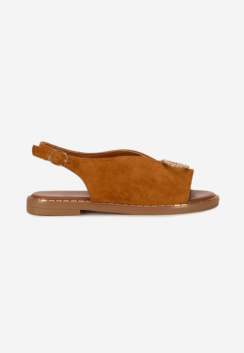Sandali bassi eleganti Olivera camel
