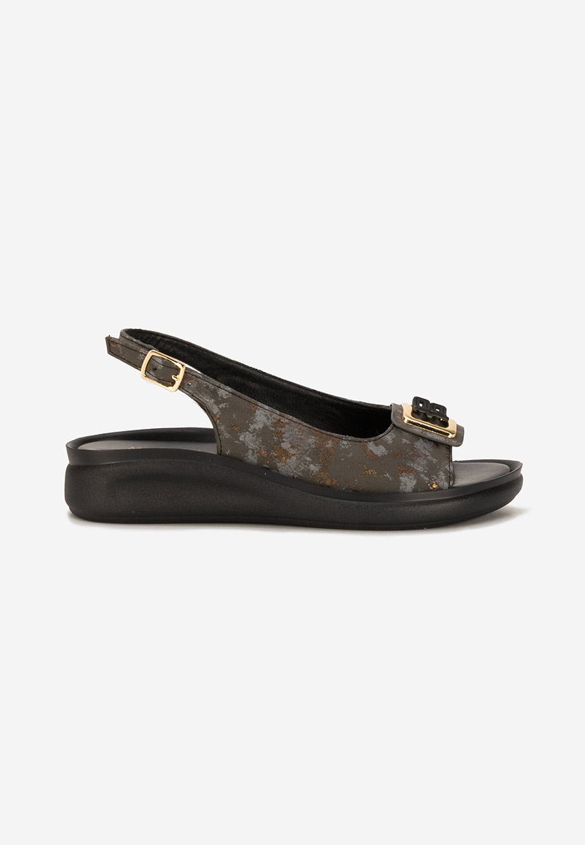Sandali con zeppa Sendy nero