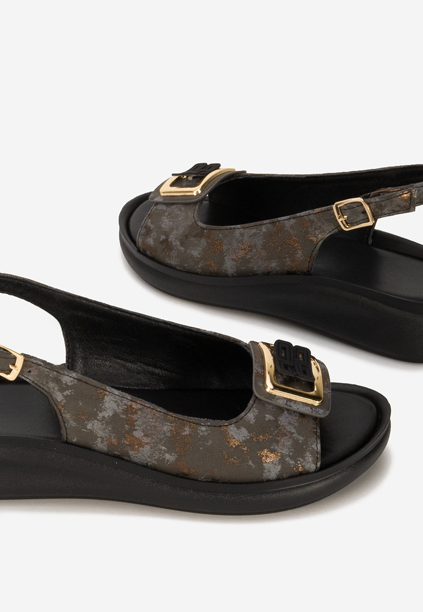 Sandali con zeppa Sendy nero