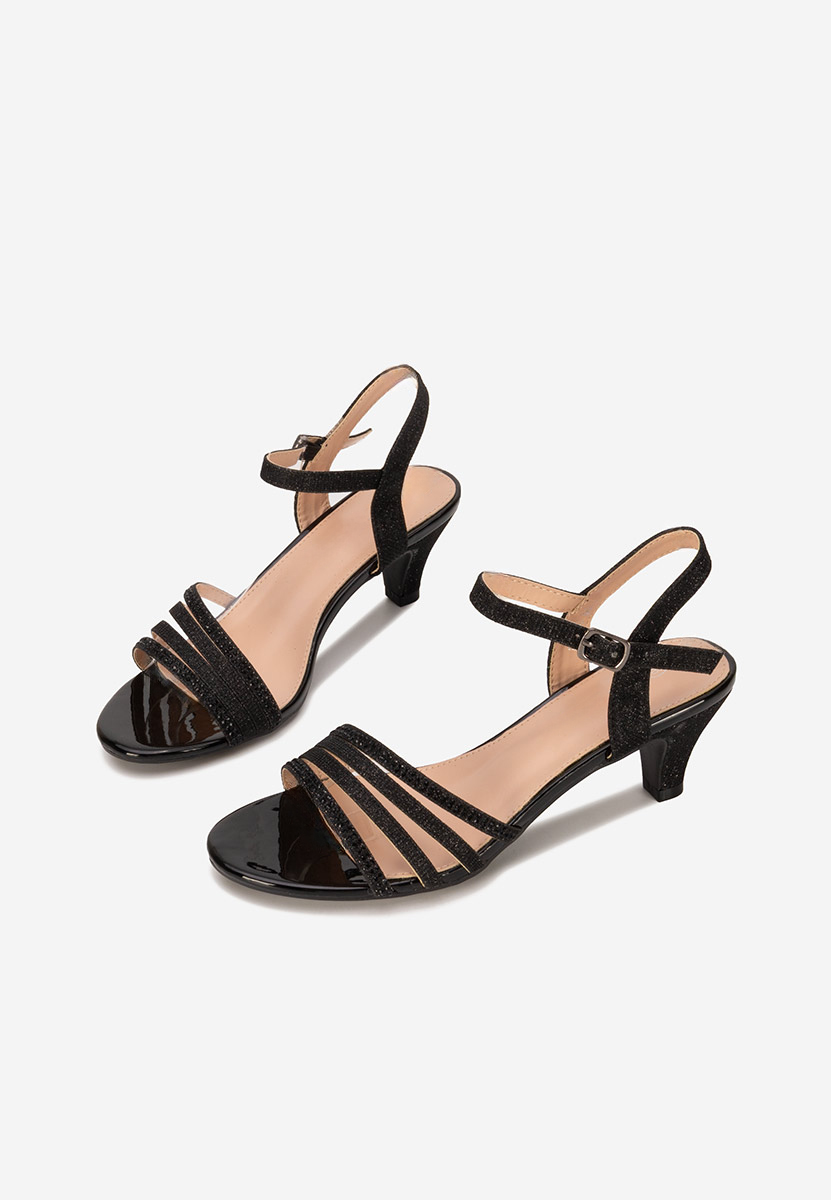 Sandali con tacco basso Dennisa nero