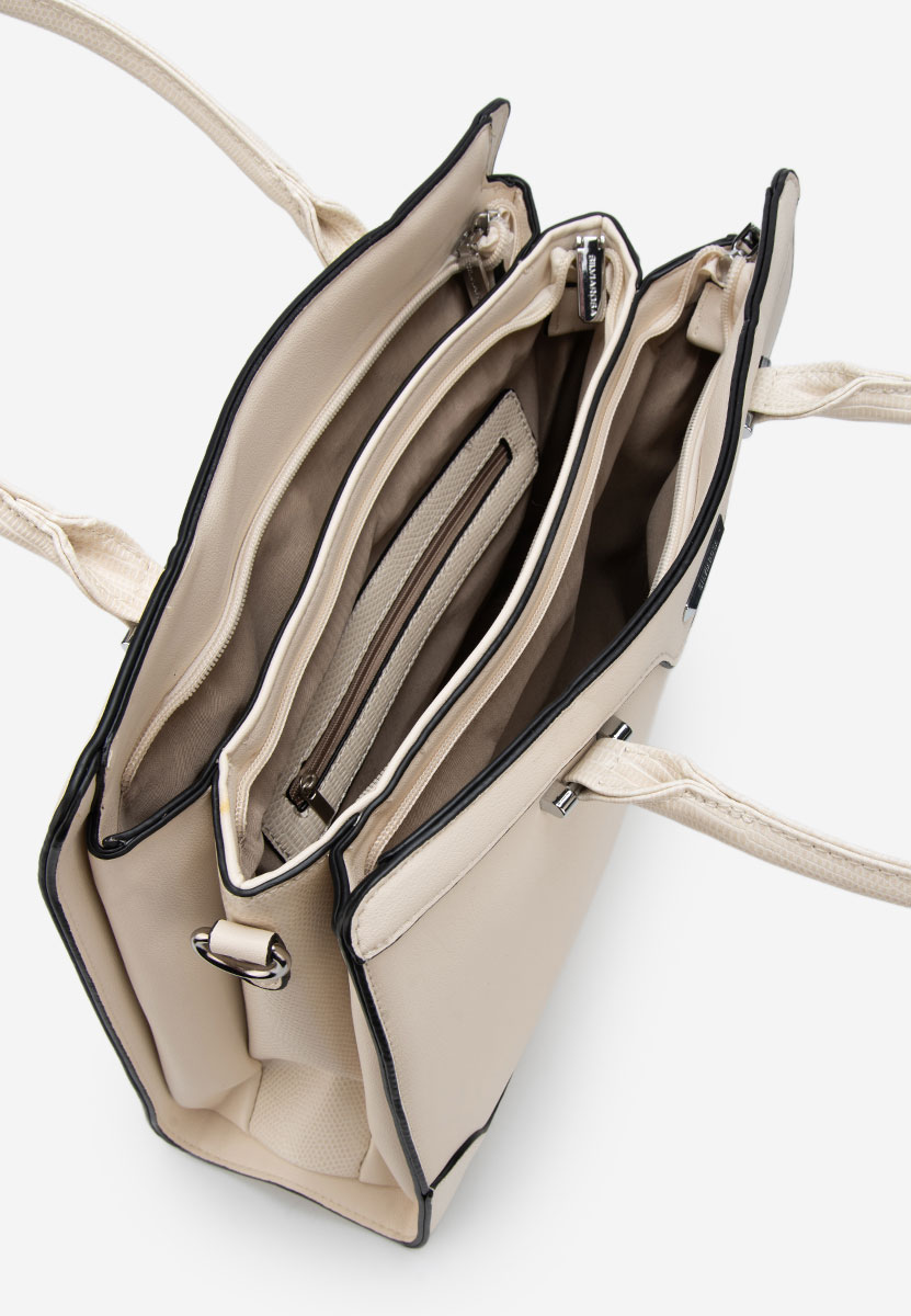 Borsa a mano Silvia Rosa 6926 bianca