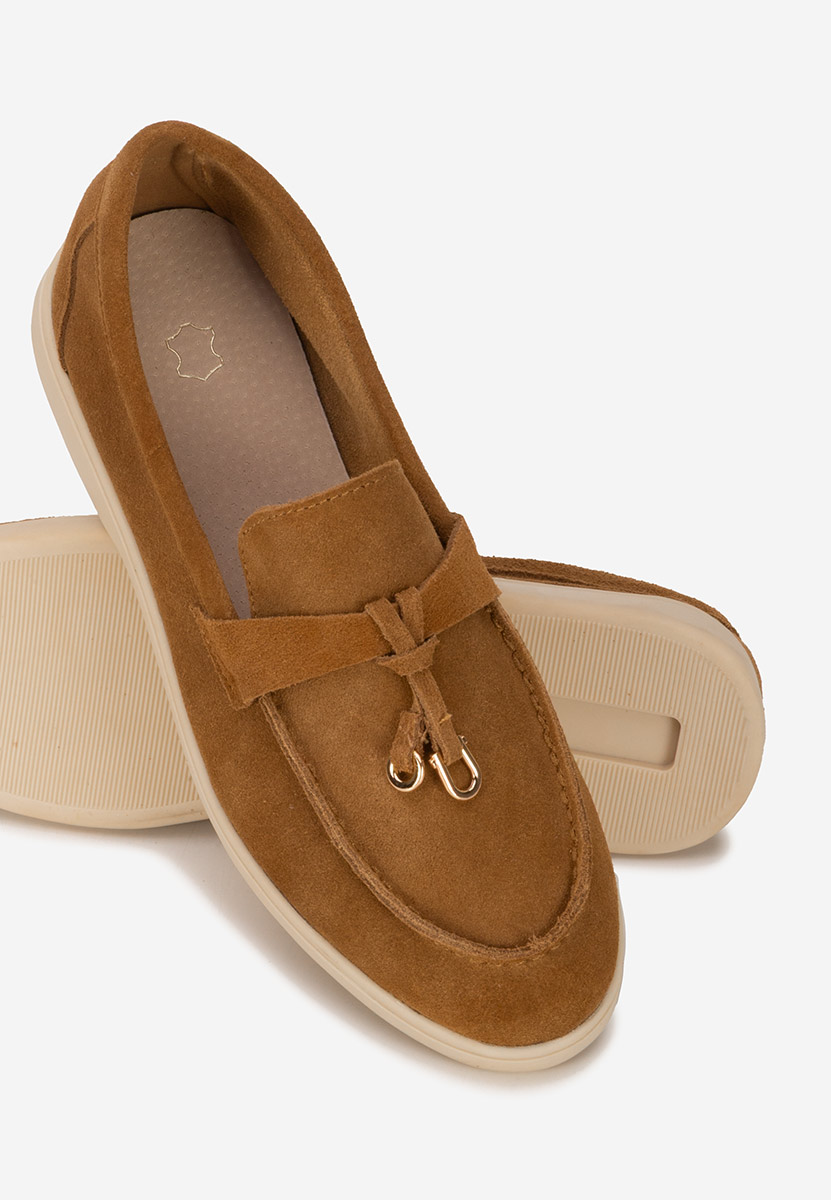 Mocassini donna pelle Ortansa camel