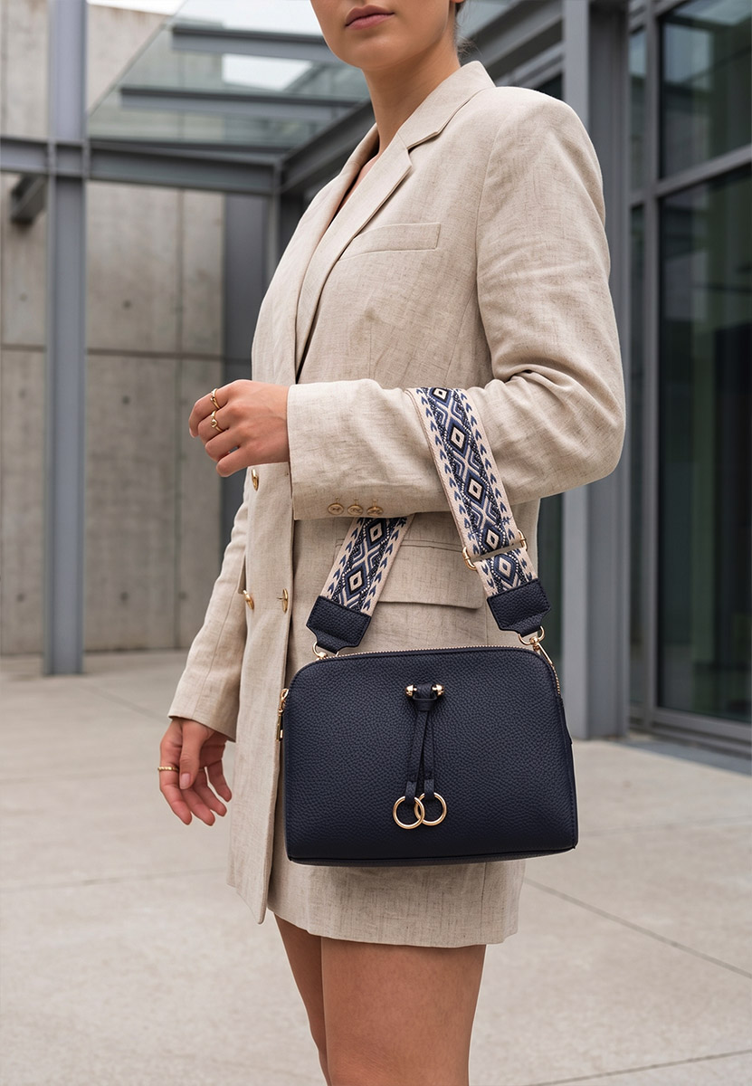 Borsa a spalla Vibrant V2 blu