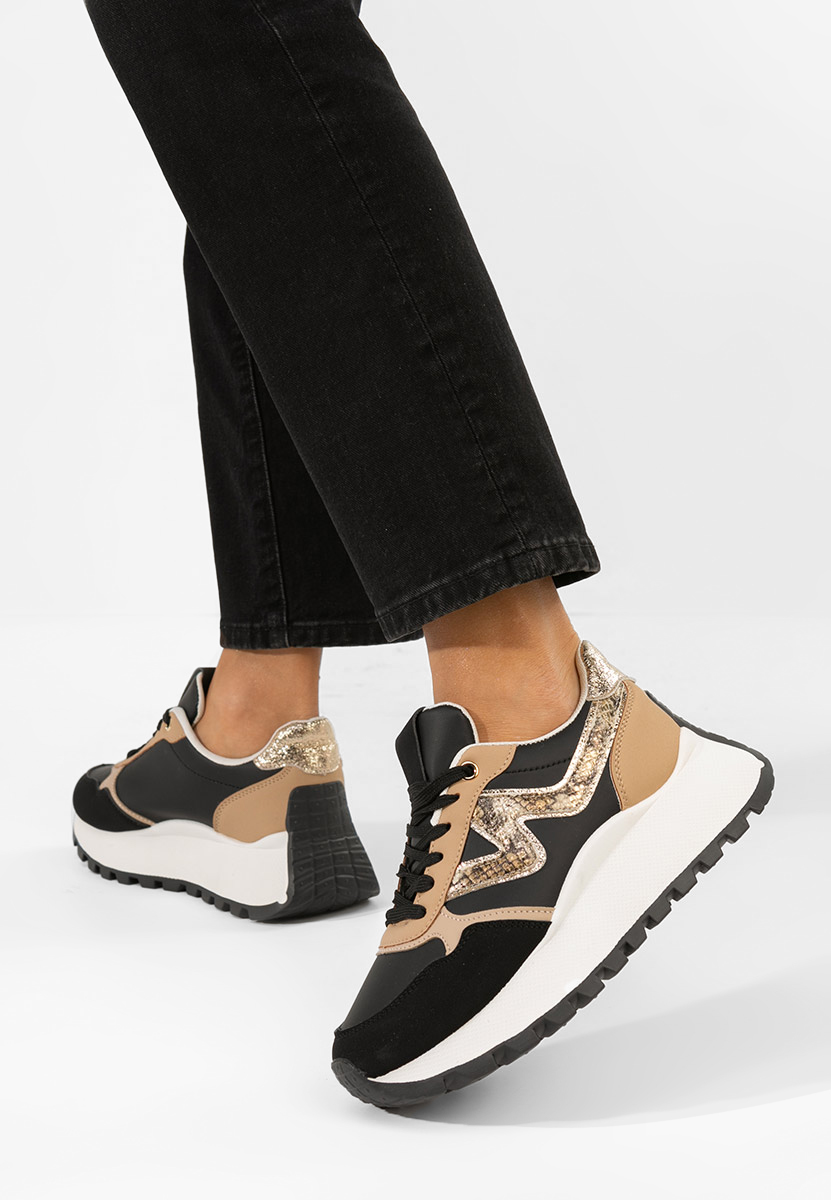 Sneakers con plateau Catrinela nero