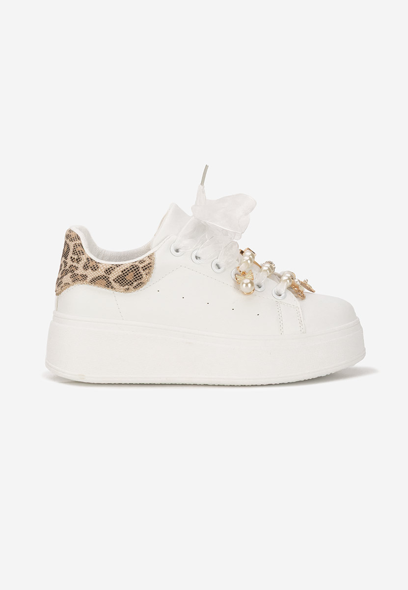 Sneakers con plateau Cellia V3 bianchi
