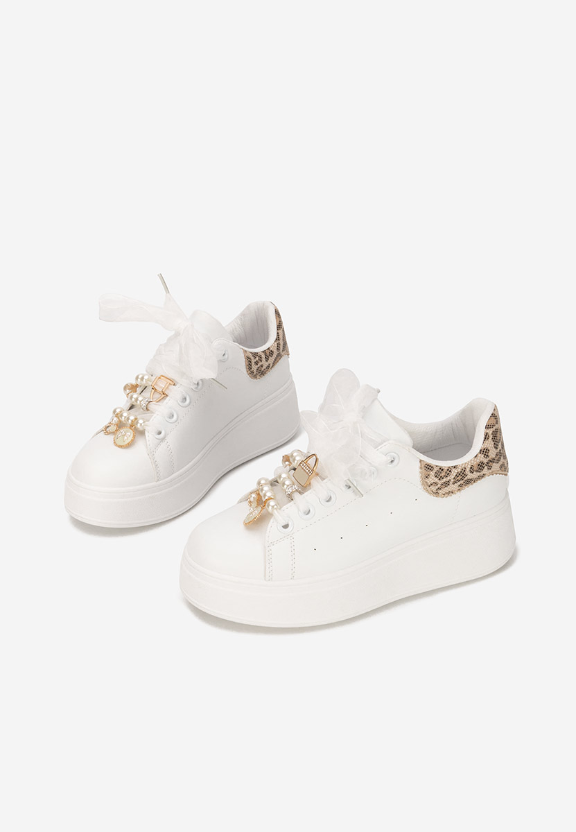 Sneakers con plateau Cellia V3 bianchi