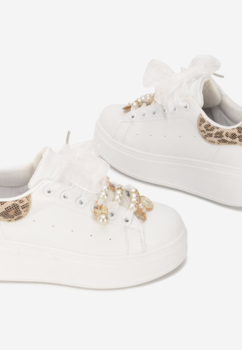 Sneakers con plateau Cellia V3 bianchi