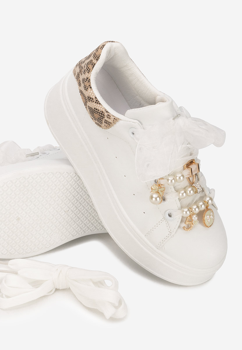 Sneakers con plateau Cellia V3 bianchi