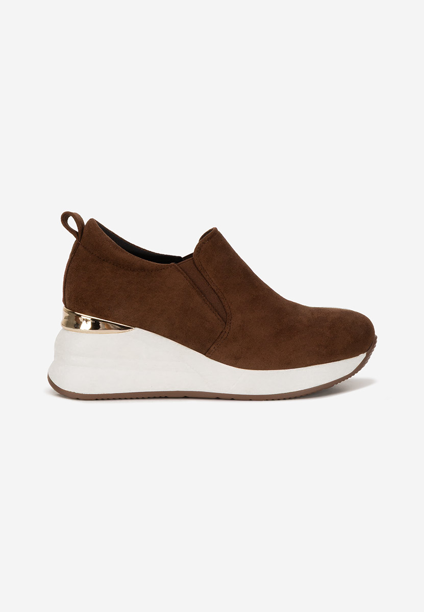 Scarpe con plateau Leanne marrone