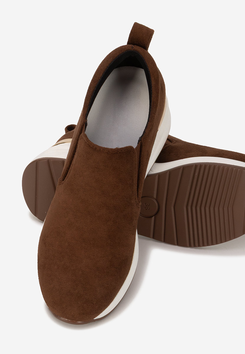 Scarpe con plateau Leanne marrone