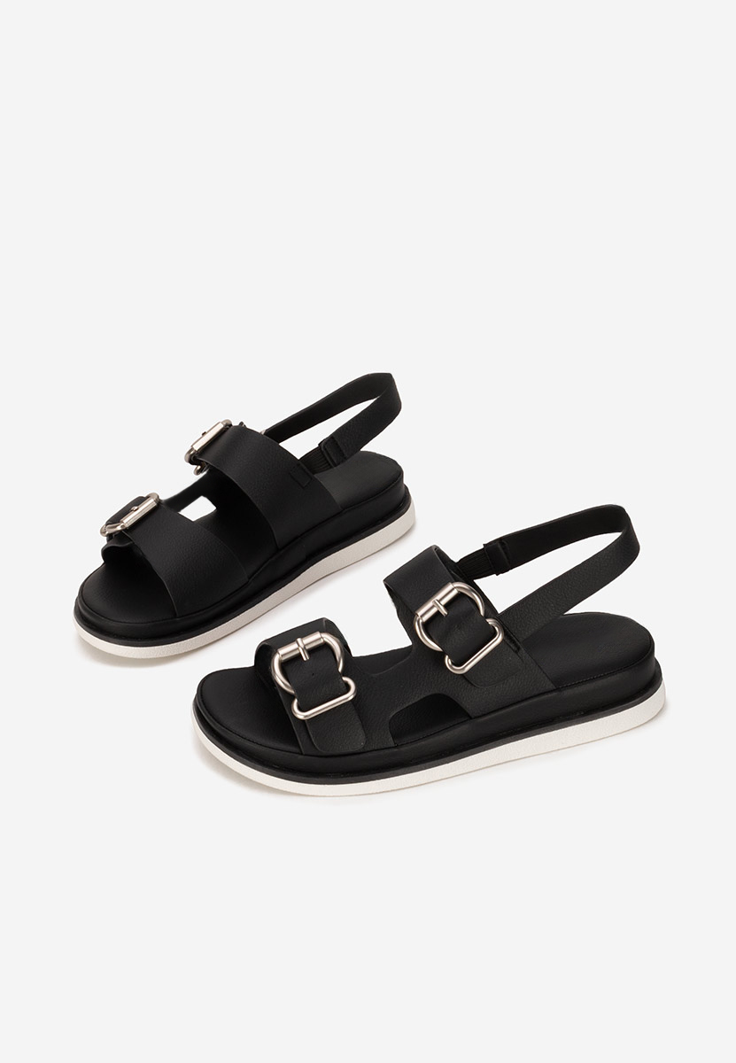 Sandali con plateau Semenia nero