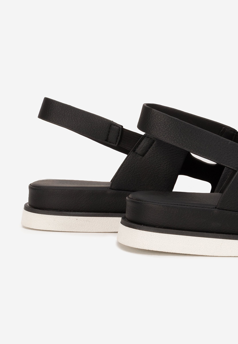 Sandali con plateau Semenia nero