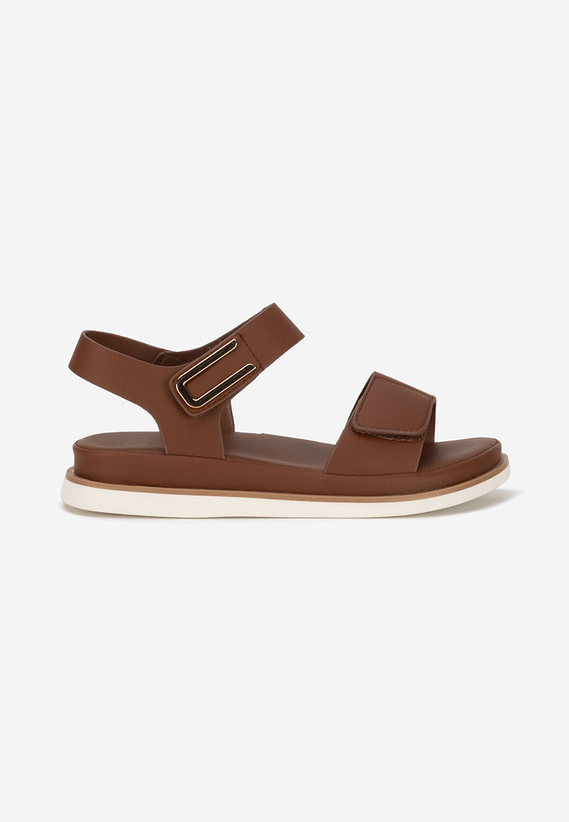 Sandali con plateau Semena marrone