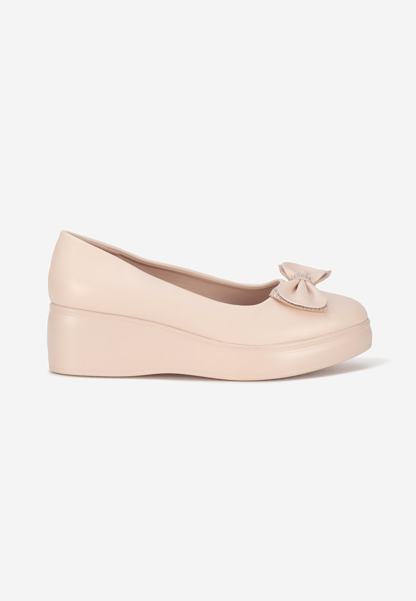 Scarpe con plateau Liliane beige