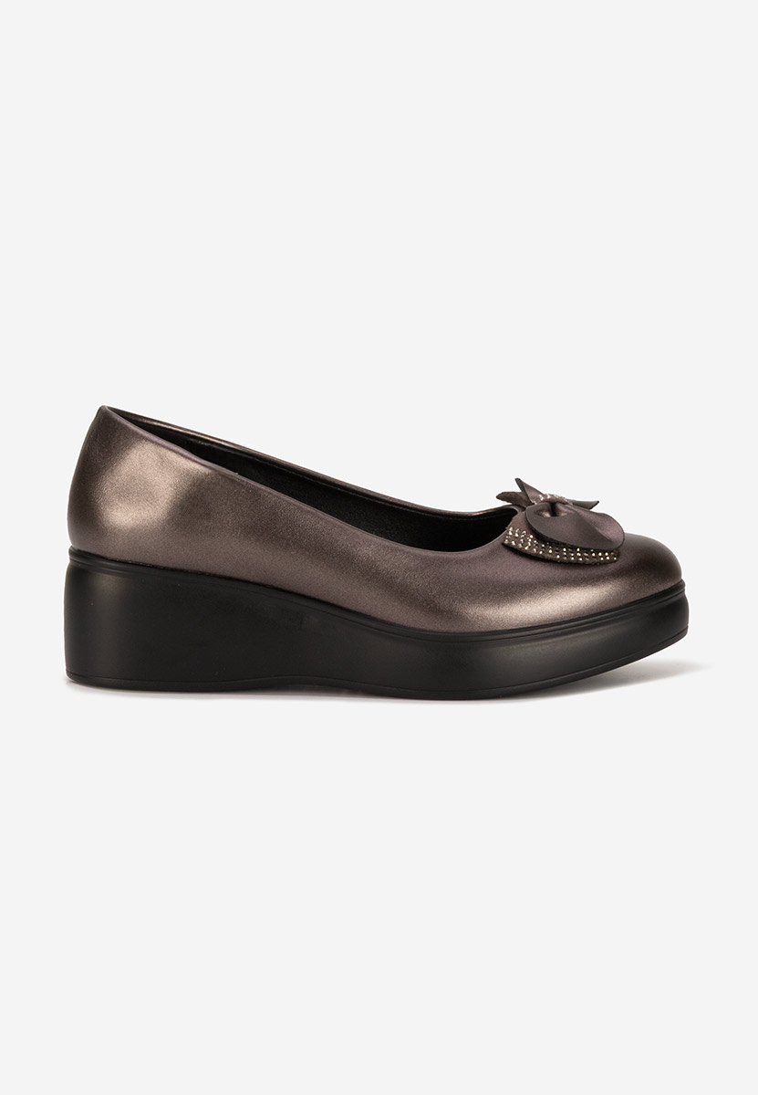 Scarpe con plateau Liliane grigio