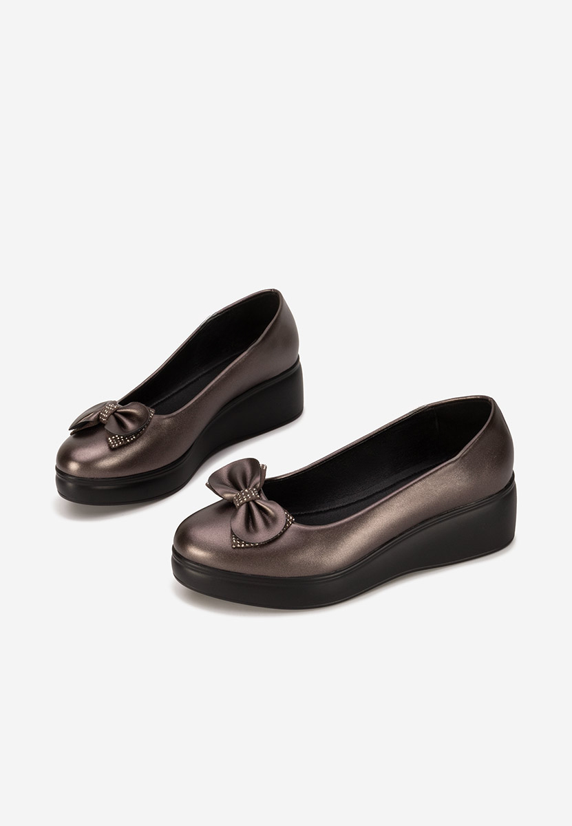 Scarpe con plateau Liliane grigio