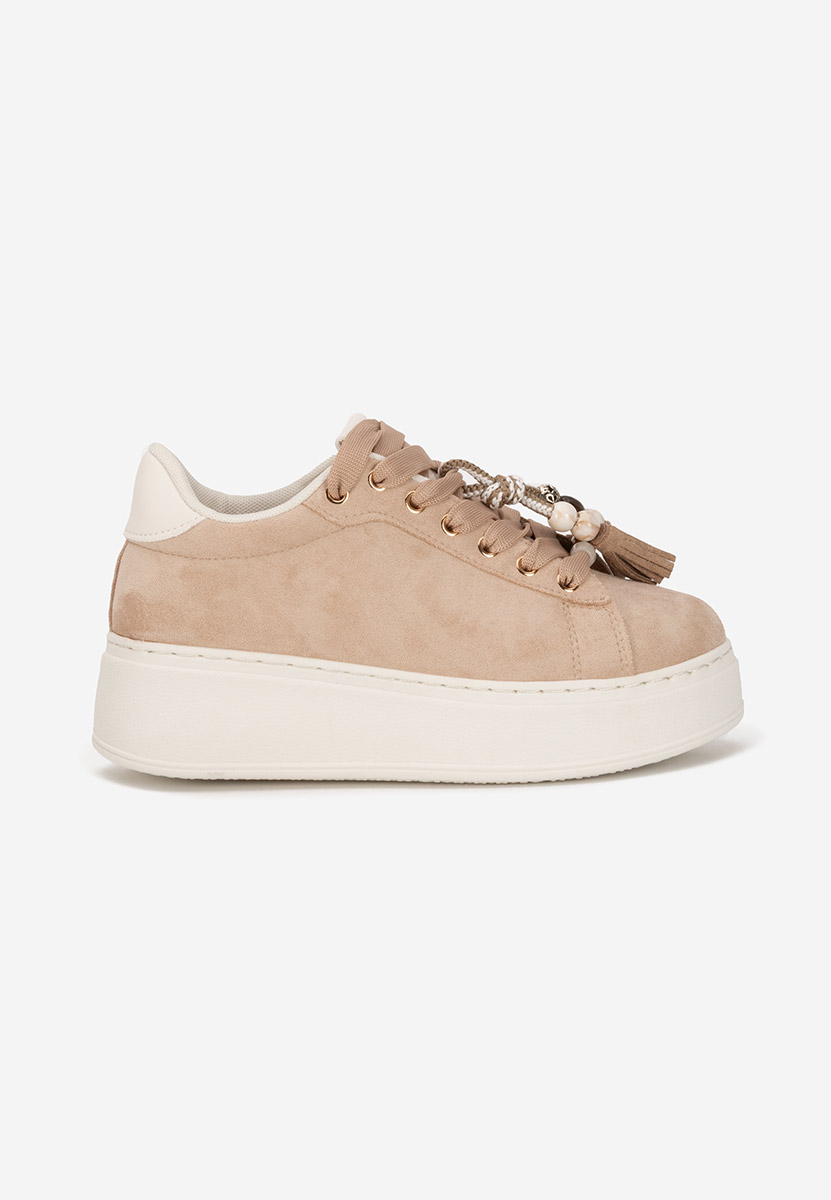 Sneakers con plateau Zoira cachi