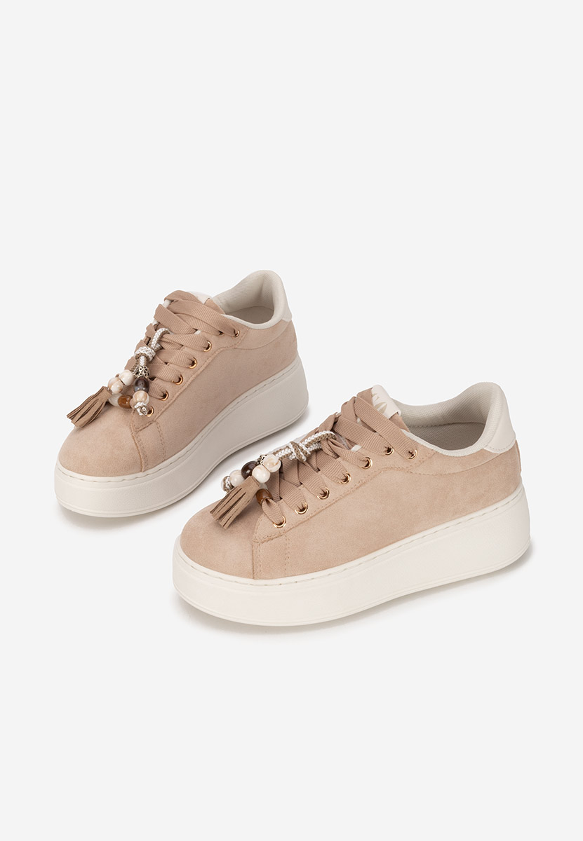 Sneakers con plateau Zoira cachi
