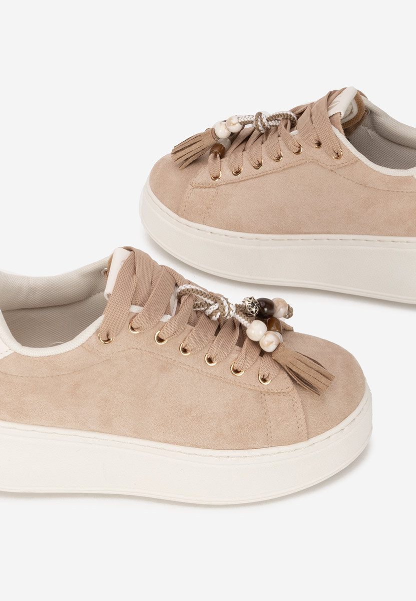 Sneakers con plateau Zoira cachi