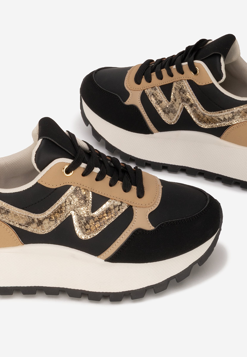 Sneakers con plateau Catrinela nero