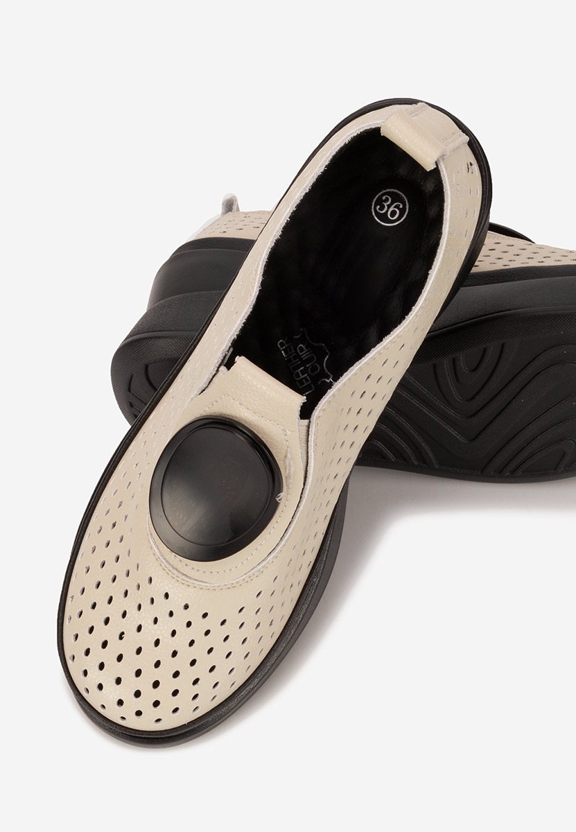 Scarpe con plateau Aleksa beige