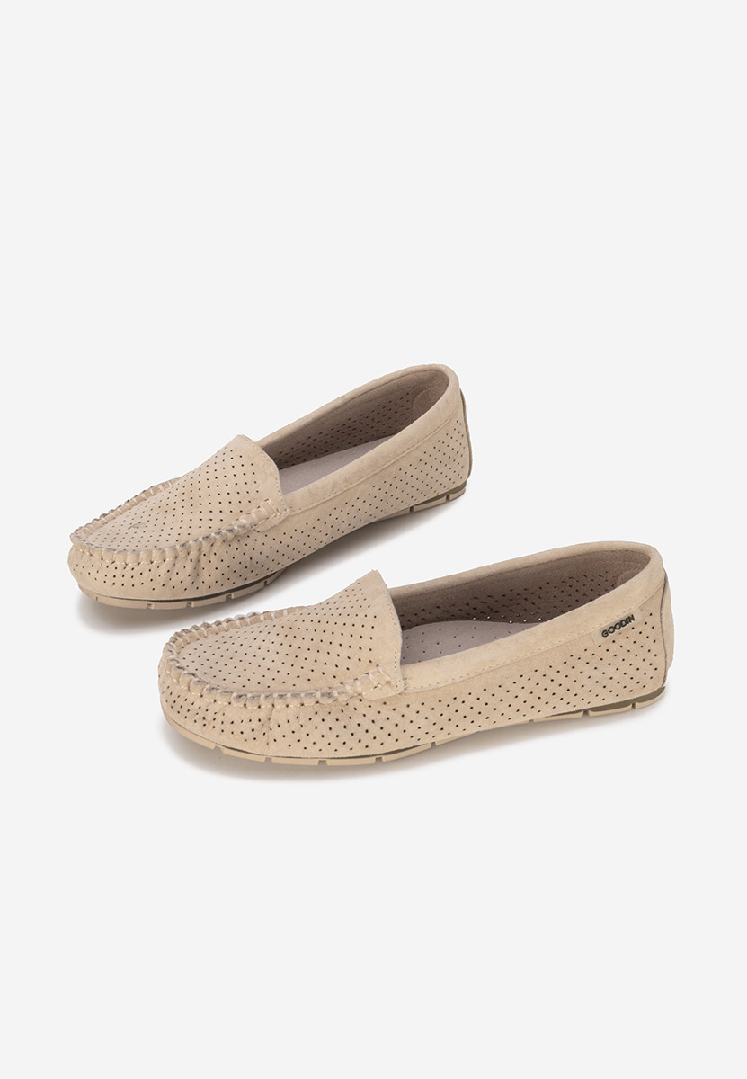 Mocassini donna pelle Sareia beige
