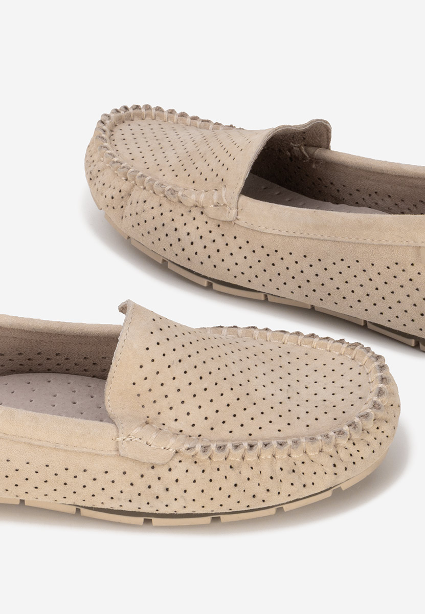 Mocassini donna pelle Sareia beige