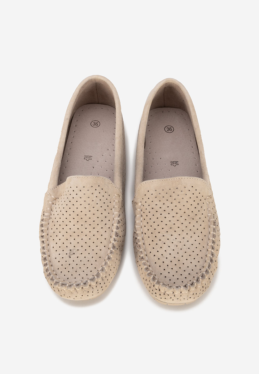 Mocassini donna pelle Sareia beige