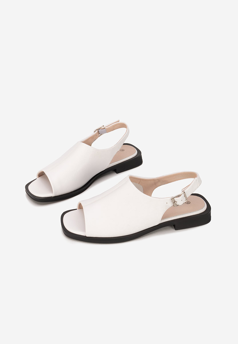 Sandali cuoio Caylei bianchi