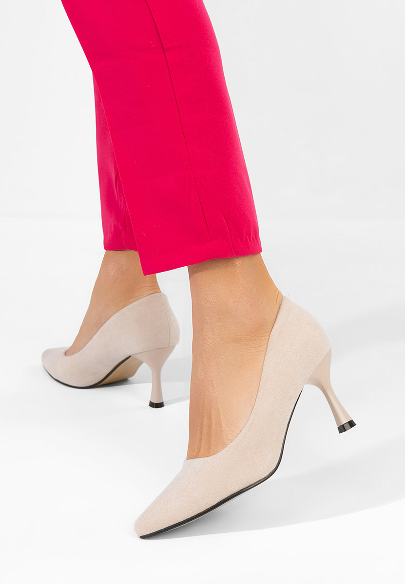 Tacchi alti Pilaria beige