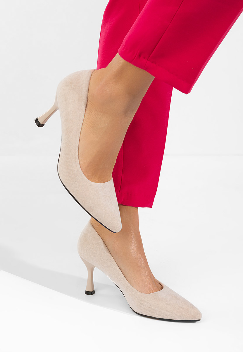 Tacchi alti Pilaria beige