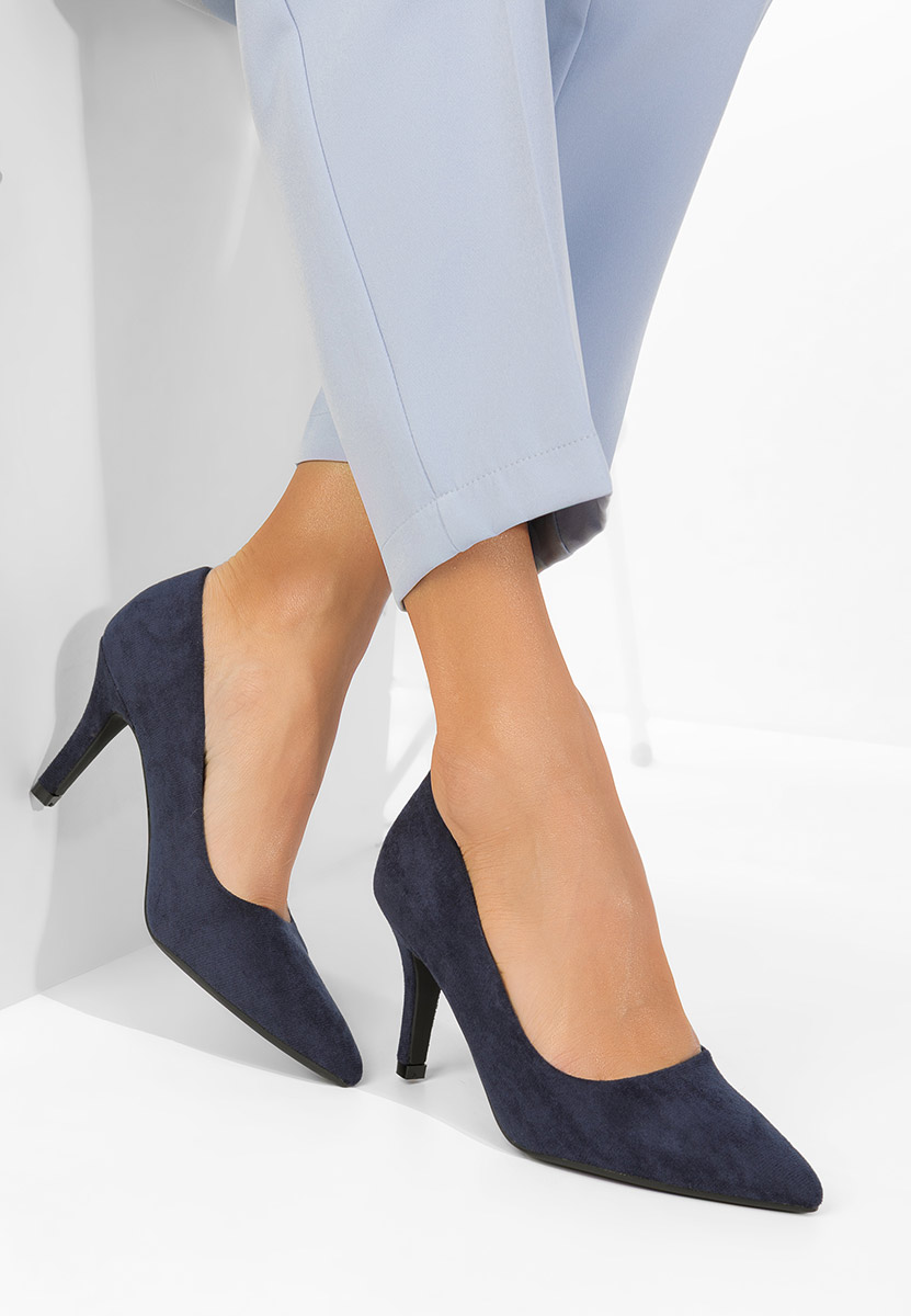 Décolleté Lyania blu marine