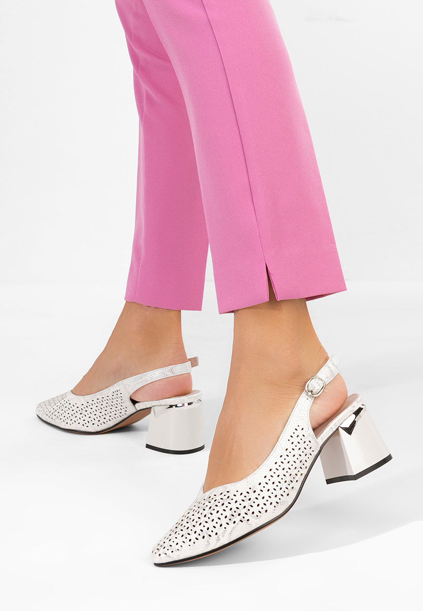 Décolleté Slingback Evadiora bianchi